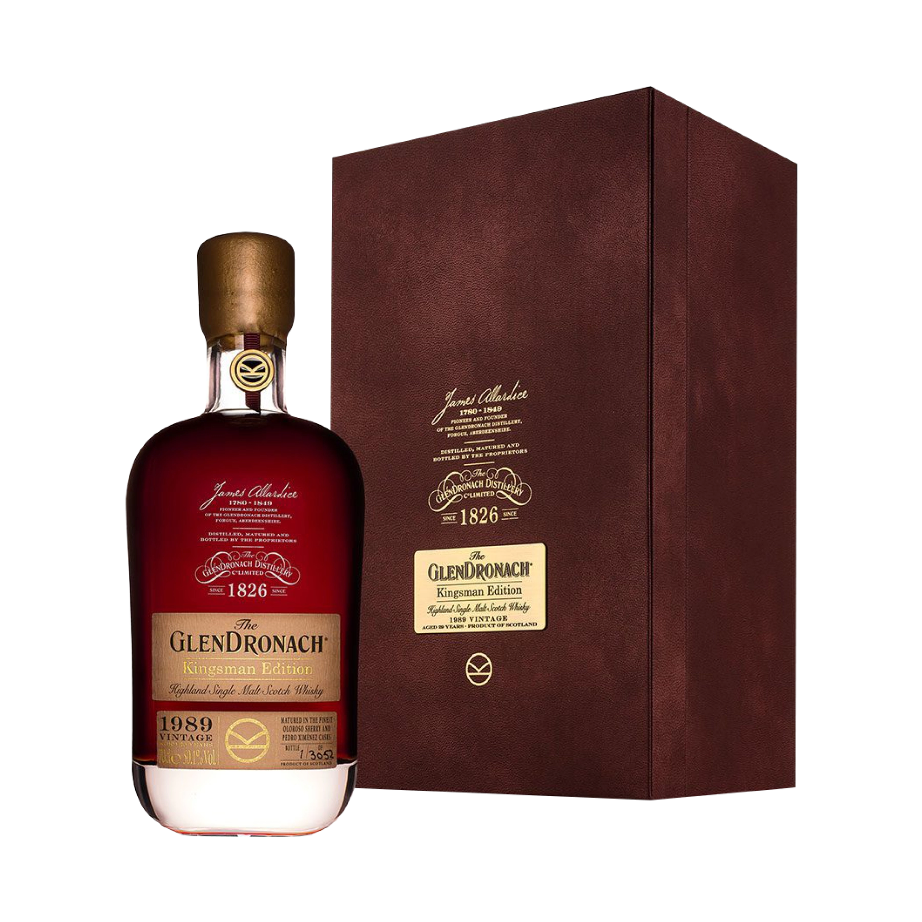 Rượu Whisky Glendronach 1989 Kingsman Edition